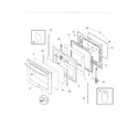 Frigidaire LGEF3045KFH door diagram