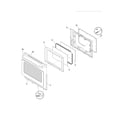 Frigidaire FFEF3043LSJ door diagram
