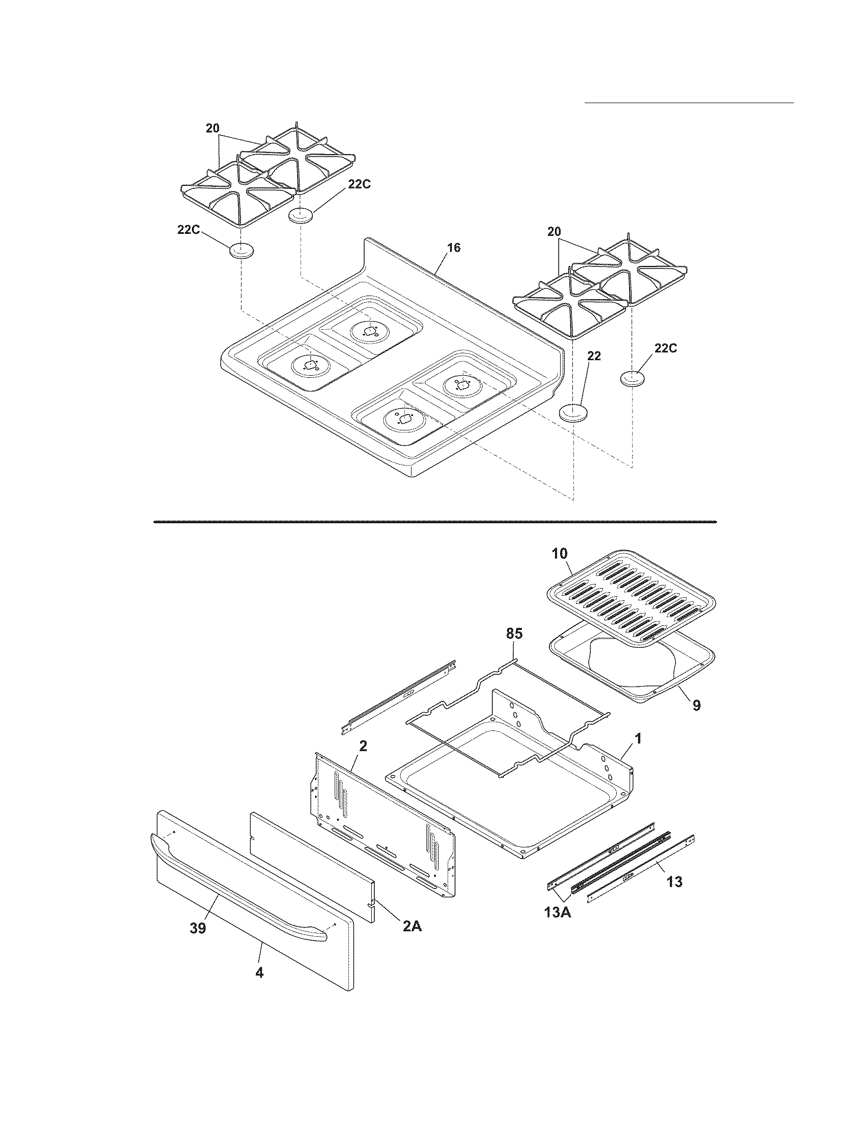 Top/drawer