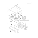Frigidaire FFEF3043LSK top/drawer diagram