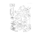 Frigidaire LGEF3043KFJ body diagram