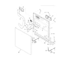 Frigidaire FGBD2445NB1A door diagram