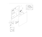 Frigidaire FFBD2406NS0A door diagram