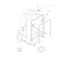 Frigidaire FFBD2406NS0A tub diagram