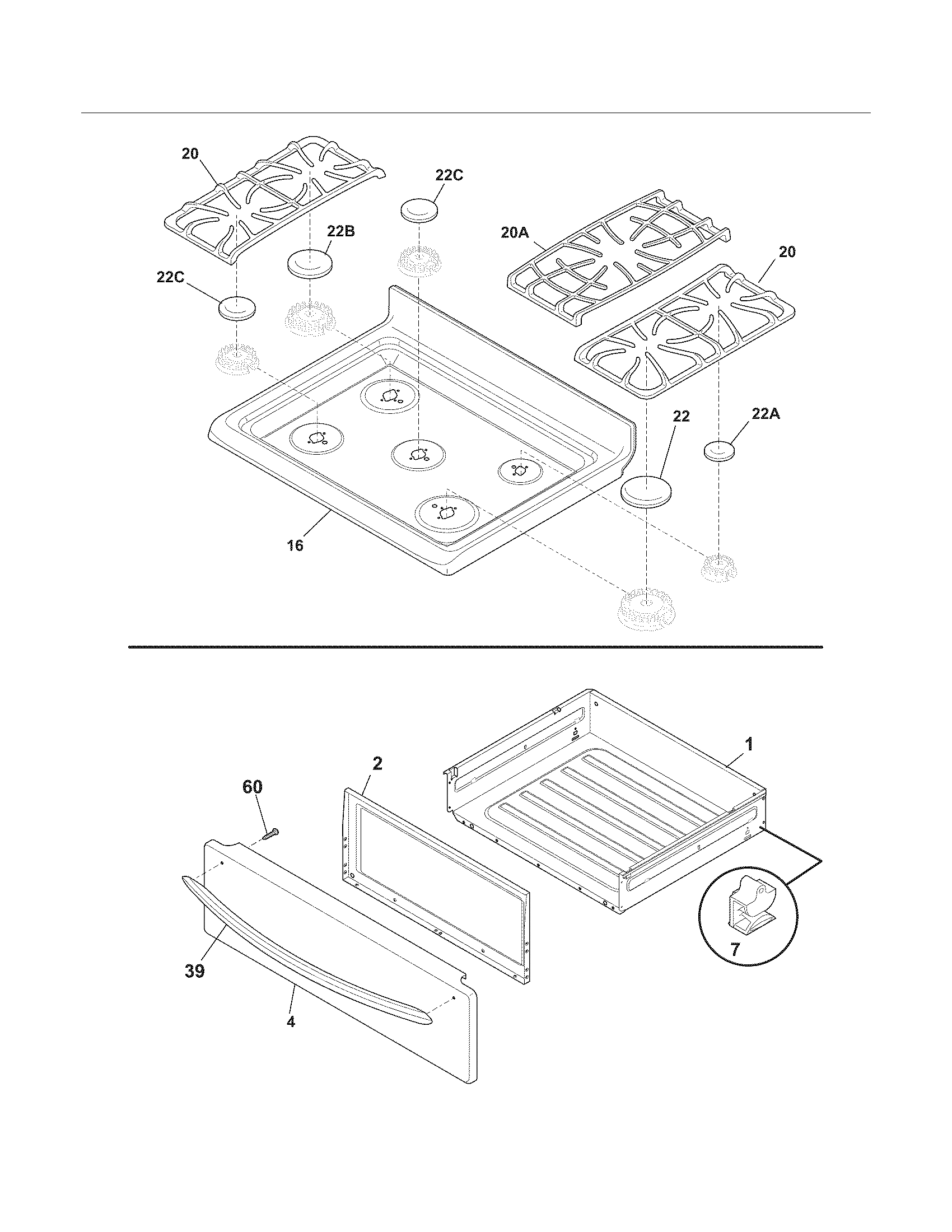 Top/drawer