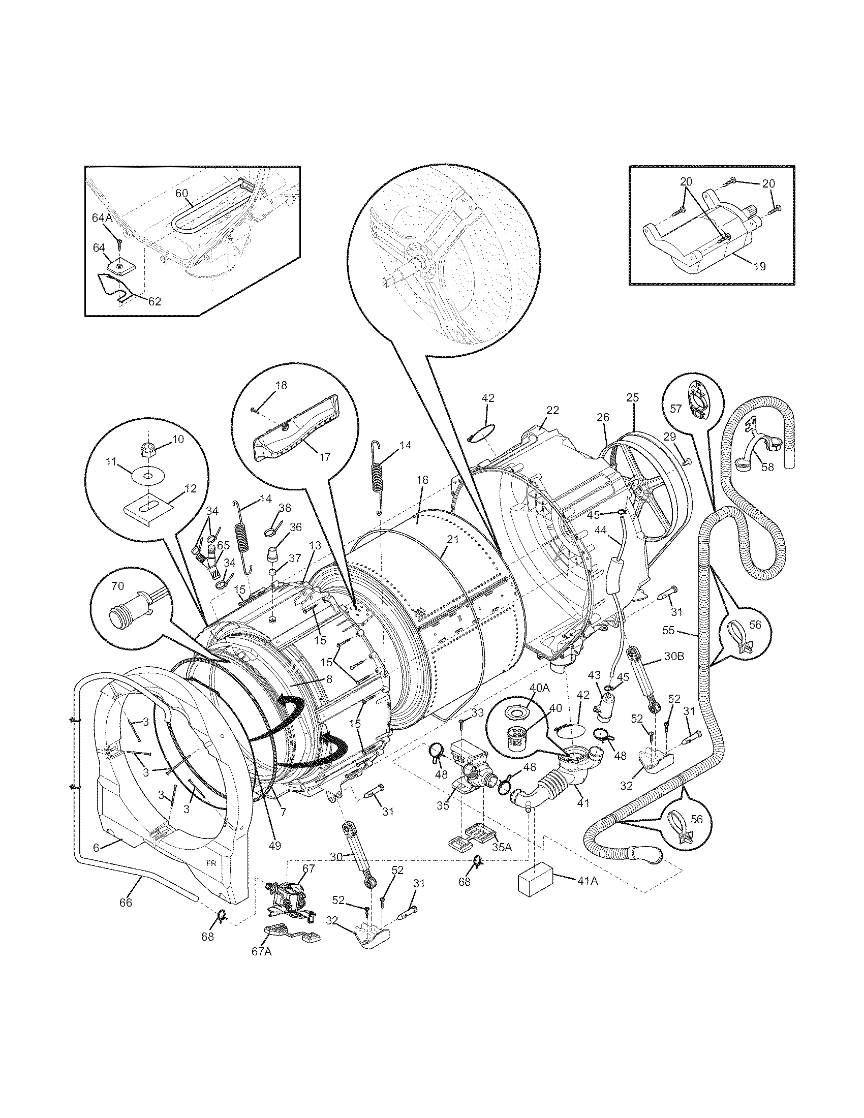 Motor/tub