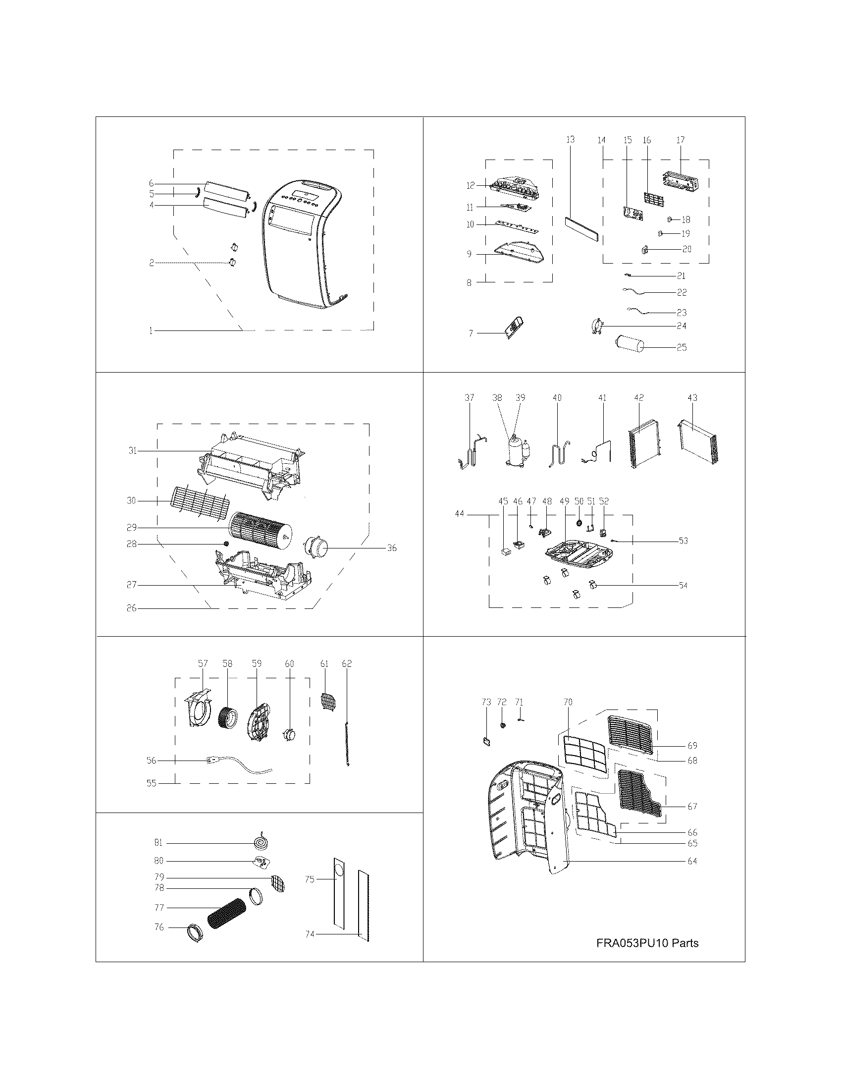 Recommended spare parts