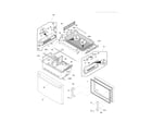 Electrolux EI23BC35KB3 freezer drawer - basket diagram