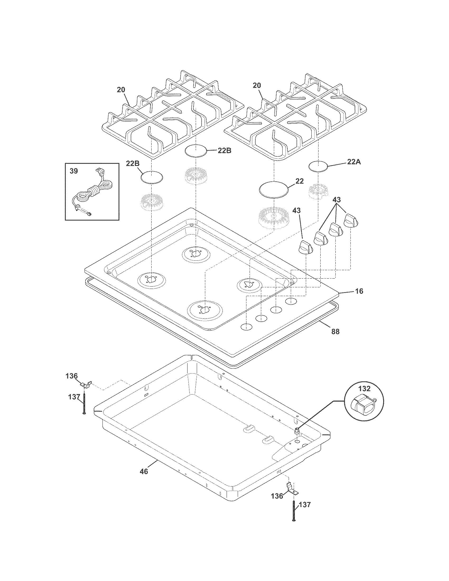 Cook top