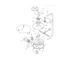 Frigidaire FGHD2465NW1A motor & pump diagram