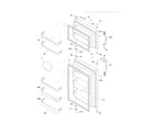 Frigidaire CFHT1826LP5 doors diagram