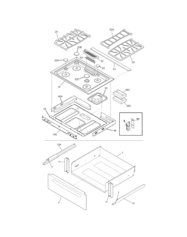 Top/drawer