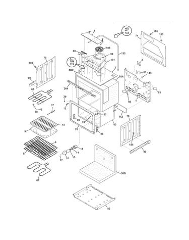 Upper oven
