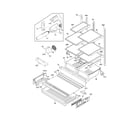 Frigidaire FPHB2899LF6 shelves diagram