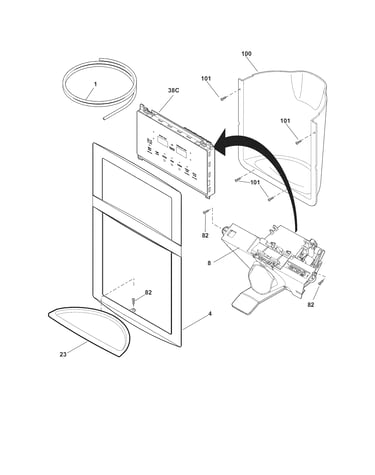 Ice & water dispenser
