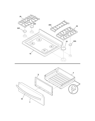 Top/drawer