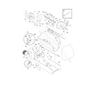 Frigidaire FPHS2386LF6 ice container diagram