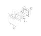 Frigidaire FFEF3019MBD door diagram