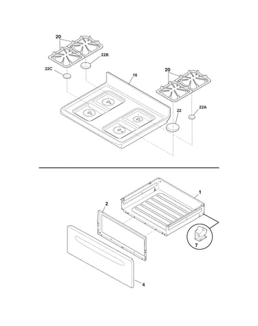 Top/drawer