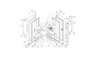 Frigidaire FPHG2399MF6 fresh food doors diagram