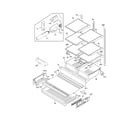 Frigidaire FPHG2399MF6 shelves diagram