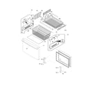 Frigidaire FPHB2899LFB freezer drawer, baskets diagram