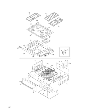 Top/drawer