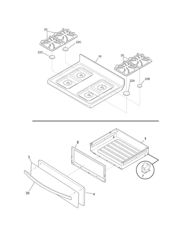 Top/drawer