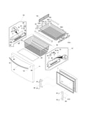 Freezer drawer, baskets