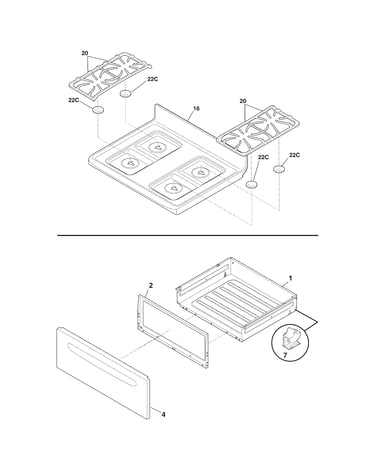 Top/drawer
