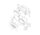 Frigidaire CGDS3065KF7 door diagram