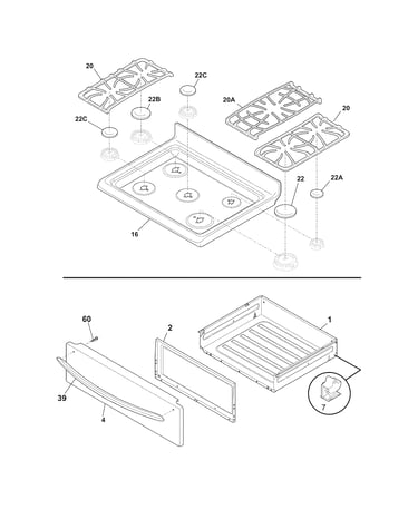 Top/drawer