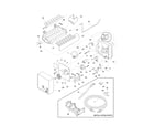 White-Westinghouse WWSS2601KW8 ice maker diagram