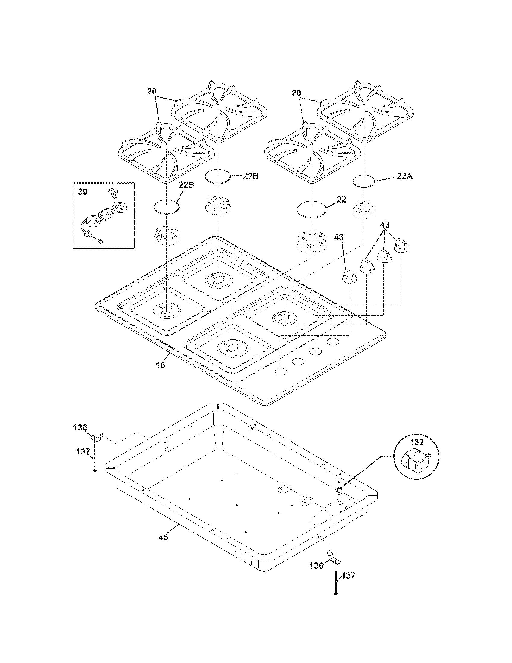 Cook top