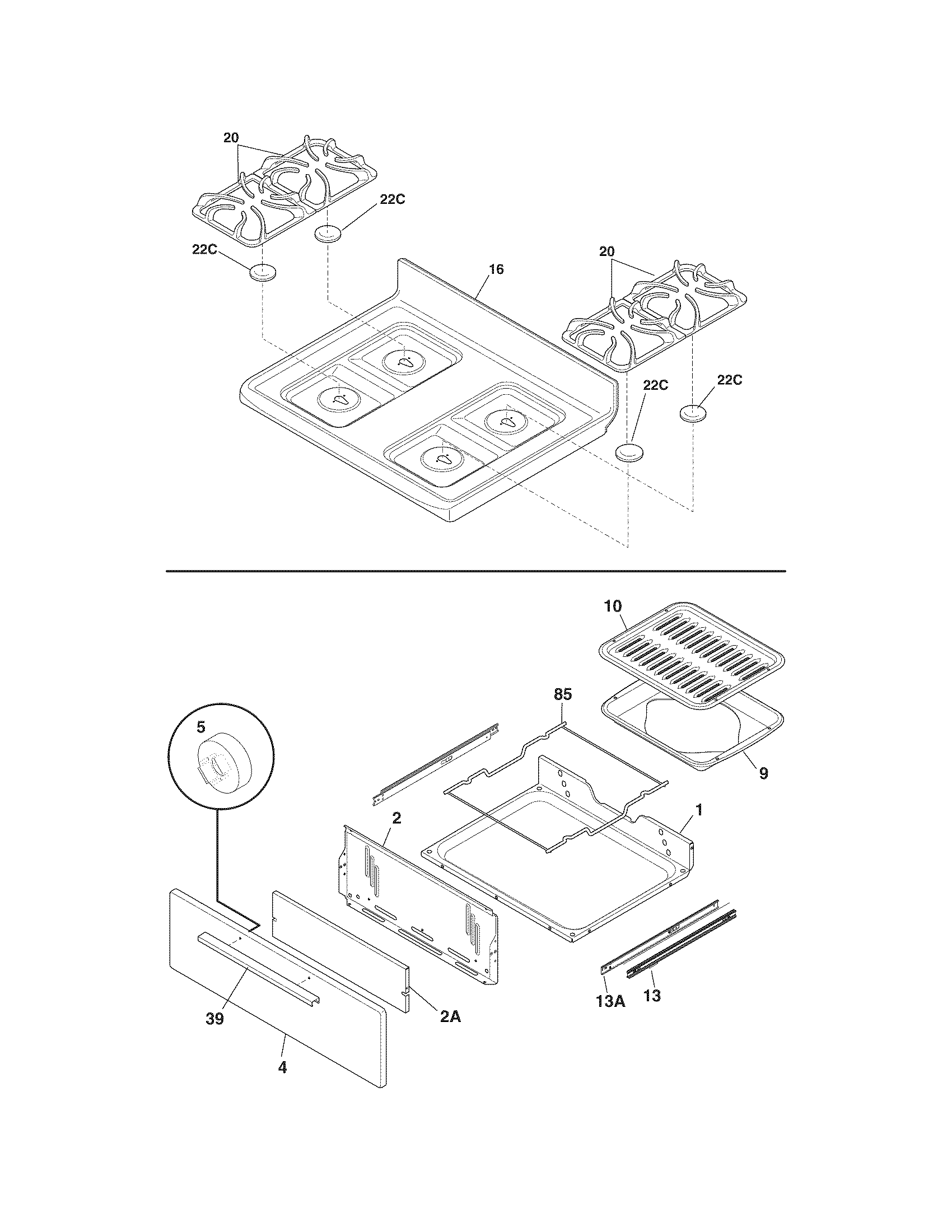 Top/drawer