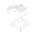 Frigidaire FGGF301DNWB main top diagram
