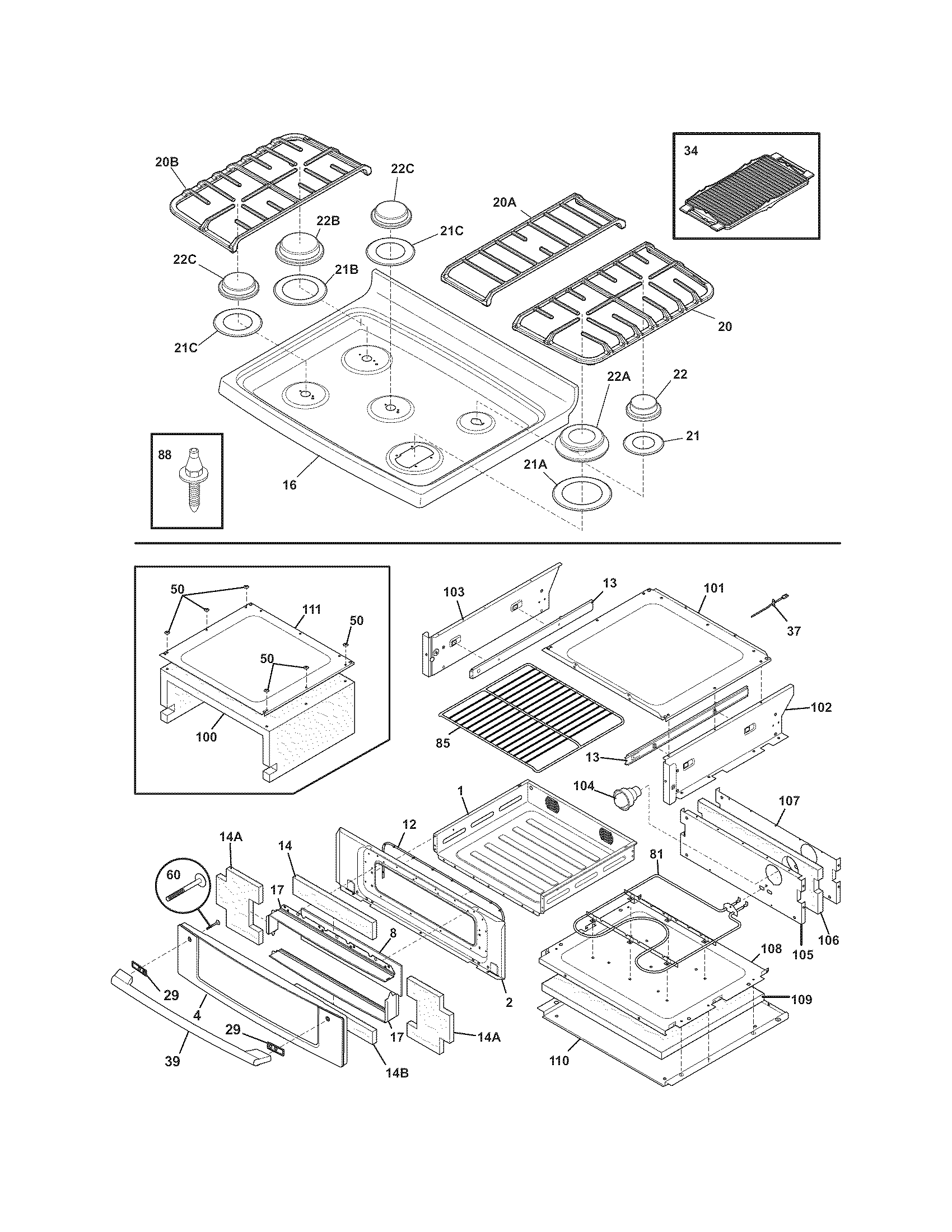 Top/drawer