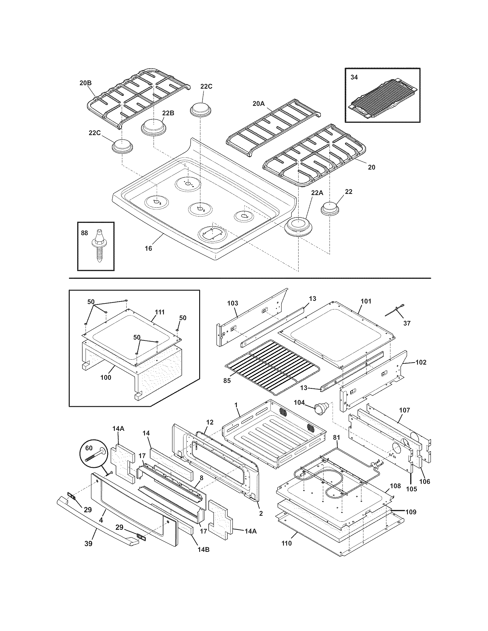 Top/drawer