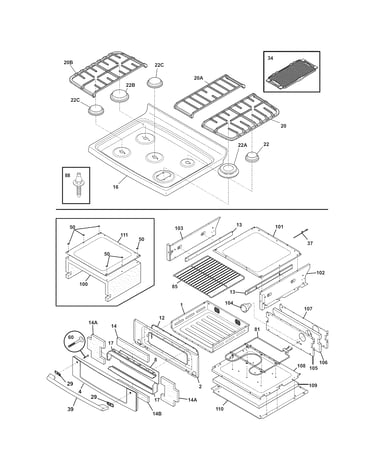 Top/drawer
