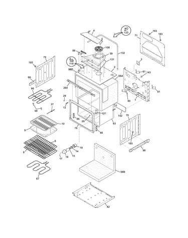 Upper oven