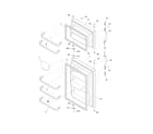 Frigidaire FRT18G6PS0 doors diagram