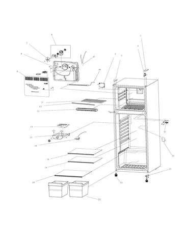 Cabinet/controls