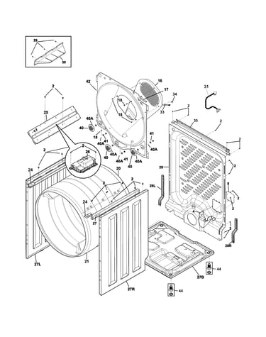 Cabinet/drum