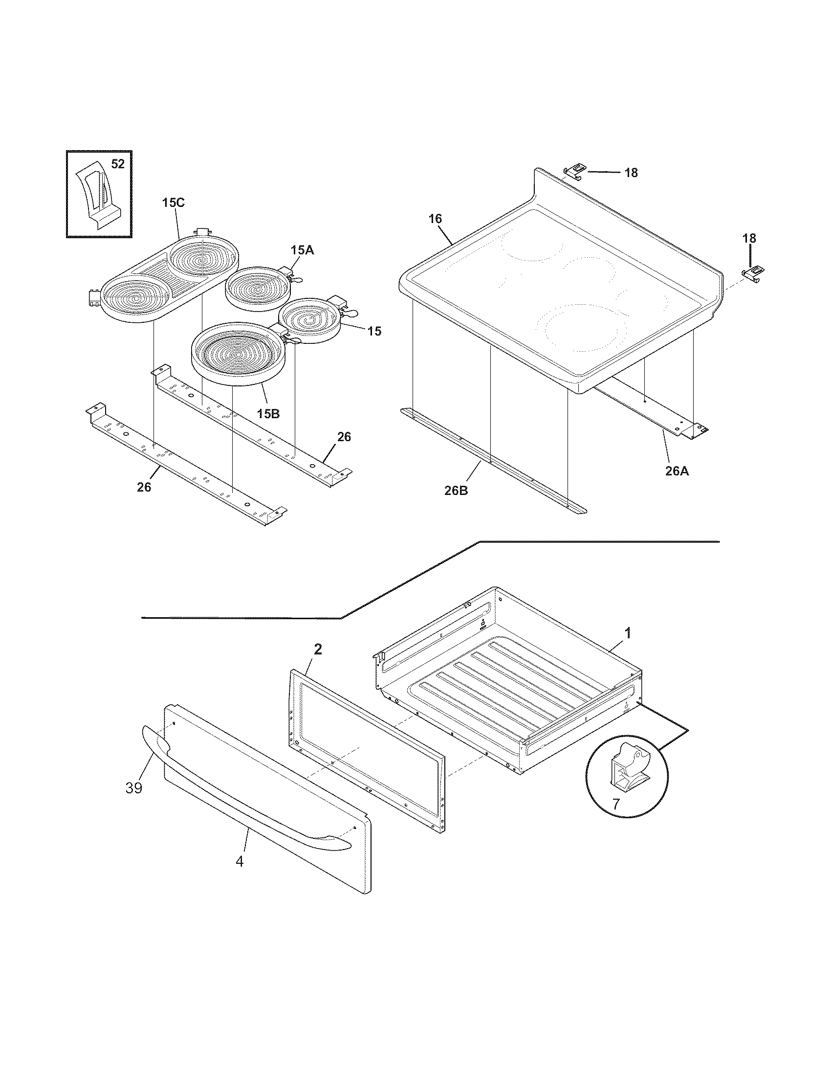 Top/drawer