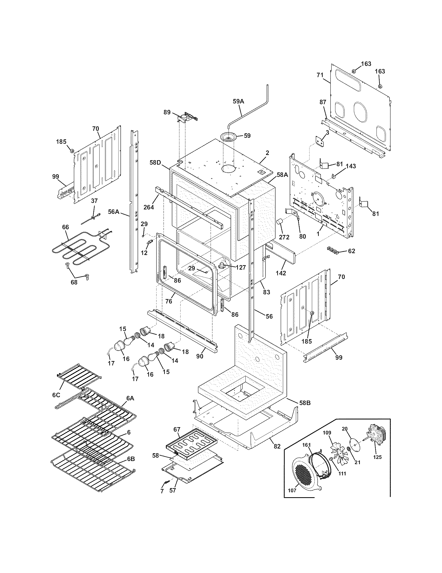 Lower oven