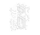 Frigidaire LGHT2137LE7 doors diagram