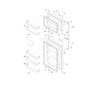 Frigidaire FFTR2126PS5 doors diagram