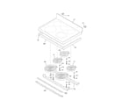 Kenmore 79097603300 main top diagram