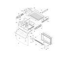 Frigidaire FPHB2899PF0 freezer drawer, baskets diagram