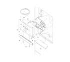 Frigidaire FPHB2899PF0 controls & ice dispenser diagram